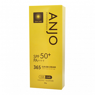 Крем BB для лица ANJO Professional солнцезащитный, 365 SUN SPF50+/PA+++, 50 г