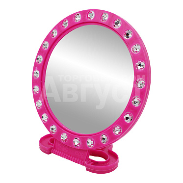 Зеркало ZCDE-42-3 настольное круглое, 12,5 см, розовый