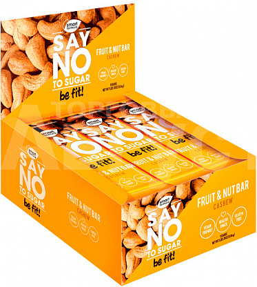 Батончик Smart Formula фруктово-ореховый батончик Cashew, 40 г