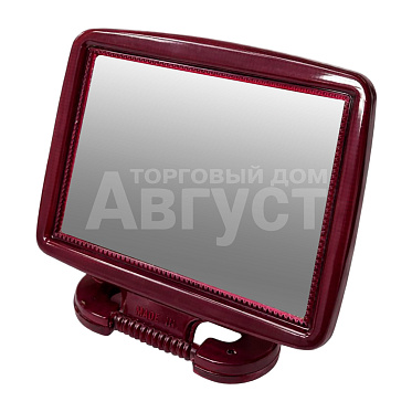 Зеркало ZCDE-01-1 настольное квадратное, 14*11 см, коричневое