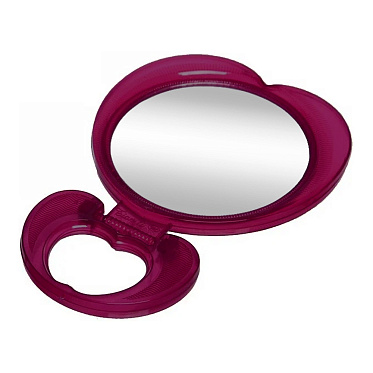 Зеркало ZCDE-56 настольное сердце, 28 см, бордовый