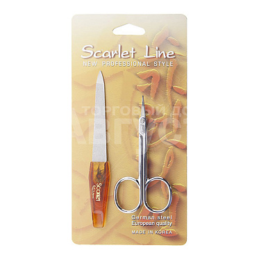 Набор маникюрный Scarlet line 130sl-В-028 В-028, 2 предмета
