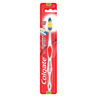 Зубная щетка Colgate Классика здоровья средней жесткости щетина