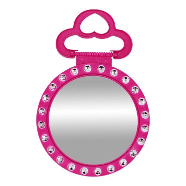Зеркало ZCDE-42-3 настольное круглое, 12,5 см, розовый