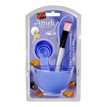 Набор для масок Ameli MMT6 для лица, 6 предметов