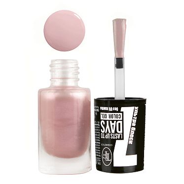 Лак для ногтей Triumf Color Gel серебристо лиловый, тон 266, 8 мл