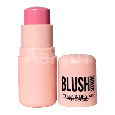 Румяна кремовые Triumf I'm Trend Hheek & Lip stain стик, Нежно-розовый, тон 201