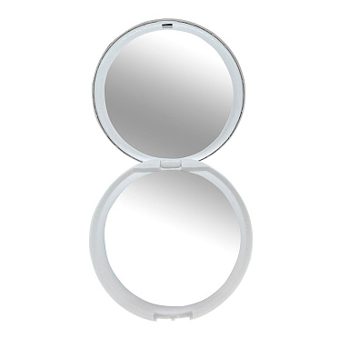 Зеркало 7954 карманное, круглое, двойное с увеличением, Эйфелева башня, Париж, 7,5 см