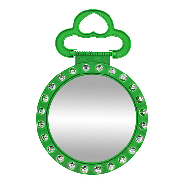 Зеркало ZCDE-42-1 настольное круглое, 12,5 см, зеленый