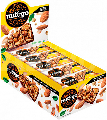Батончик Nut and Gо миндальный, 34 г