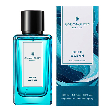 Туалетная вода Galvanoliori Signature Deep Ocean, аромат-характер, сила, мужская, 100 мл