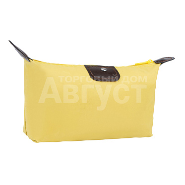 Косметичка 130729 на молнии 17*11 см, нейлон, желтый