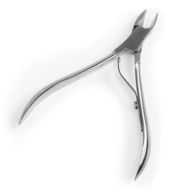 Кусачки маникюрные Queen Fair 4103683 для кутикулы, 9,5 см, длина лезвия 9 мм, цвет серебро