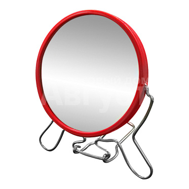 Зеркало ZCDE-29 настольное круглое, 12,5 см, розовый металл