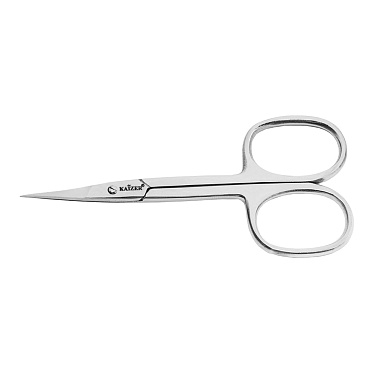 Ножницы маникюрные Кайзер прямые для кутикулы, лезвия 18 мм, цвет серебро