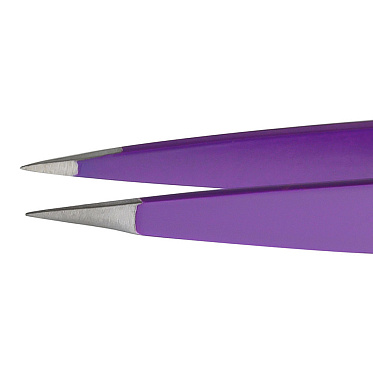 Пинцет для бровей Solinberg 251-G705 цветной, игольчатое окончание с четкими гранями