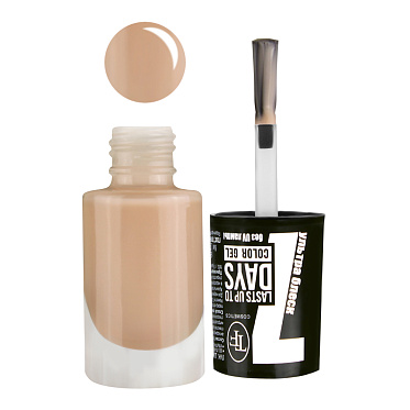 Лак для ногтей Triumf Color Gel персиковый беж, тон 296, 8 мл