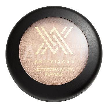 Пудра компактная Art-Visage Velvet Mineral запечённая, тон 01, 9 г