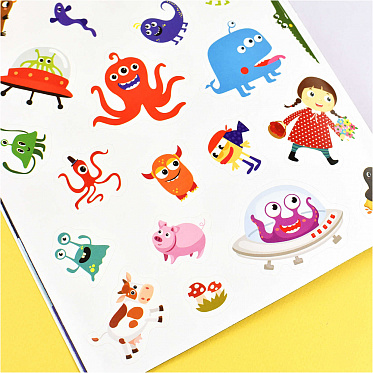 Книга 59630 Удивительный космос, с наклейками, 6 листов
