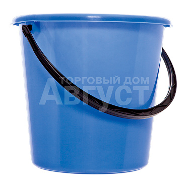 Ведро 430770000 без крышки, круглое, голубой, 10 л