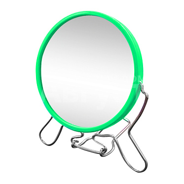 Зеркало ZCDE-32 настольное круглое, 18 см, зеленый металл