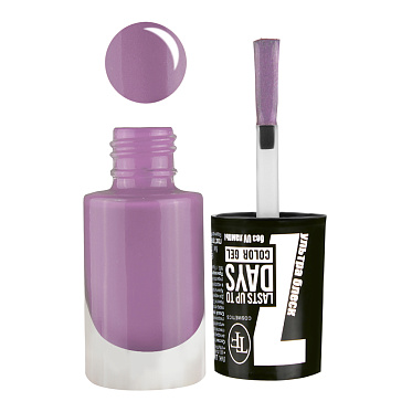 Лак для ногтей Triumf Color Gel фиолетовое драже, тон 291, 8 мл