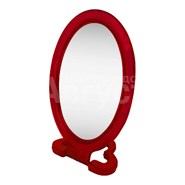Зеркало ZCDE-10 настольное овальное 16*11 см, красный