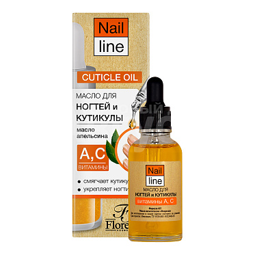 Средство для ногтей Floresan масло для кутикулы Апельсин, 30 мл