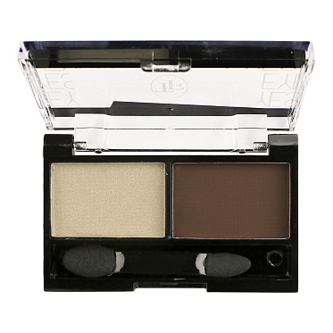 Тени для век Triumf Triumph Eyes палетка двойная 2 оттенка, экрю и коричневый, тон 26