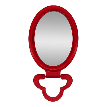 Зеркало ZCDE-10 настольное овальное 16*11 см, красный